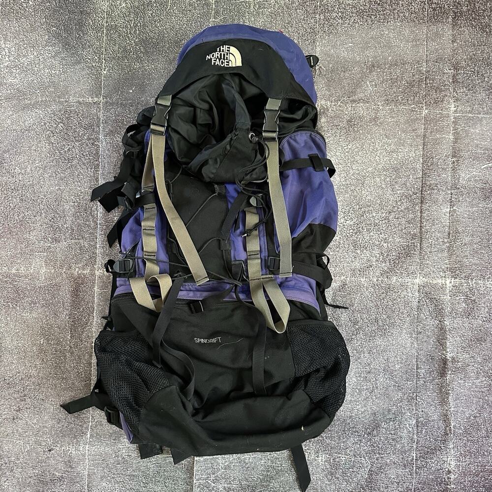 Vintage 90s The North Face Spindrift Internal Frame Hiking Camping Backpack Sz M